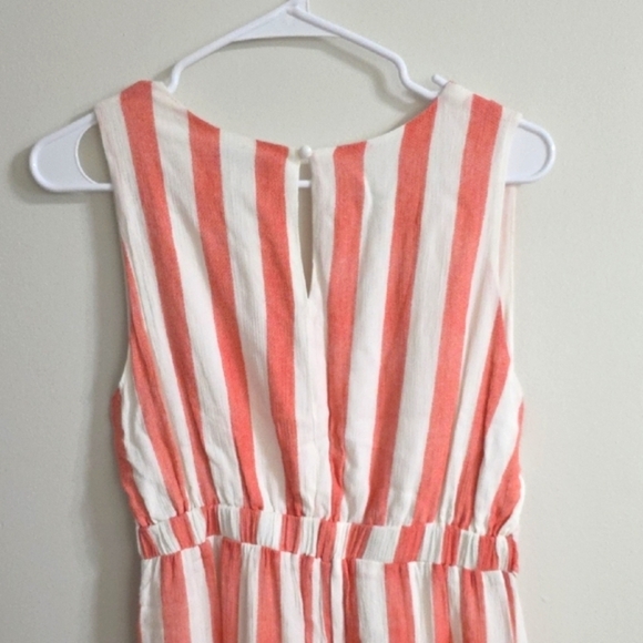 Annabelle Pink and White Maxi Dress - Picture 4 of 4